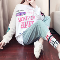 子沫雨JMOORY两件套装女运动休闲2020春款嘻哈卫衣服春季时尚韩版春秋宽松