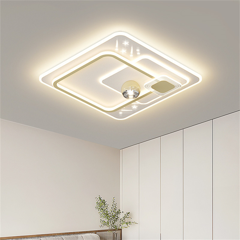 顾家照明LED吸顶灯现代简约客厅灯轻奢餐厅灯卧室灯广东中山灯具套餐
