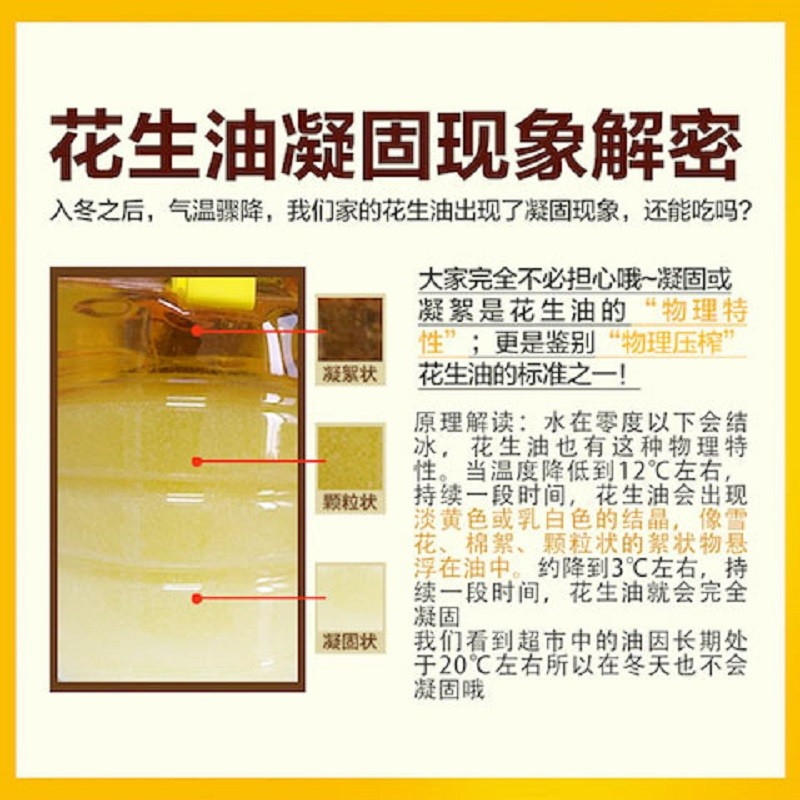 鲁花 5S压榨一级花生油5L 10桶起订高清大图