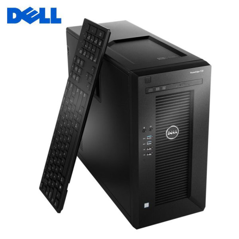 戴尔PowerEdge T30 服务器主机 四核(E3-1225v5 16GB 1TB SATA*2 DVD)