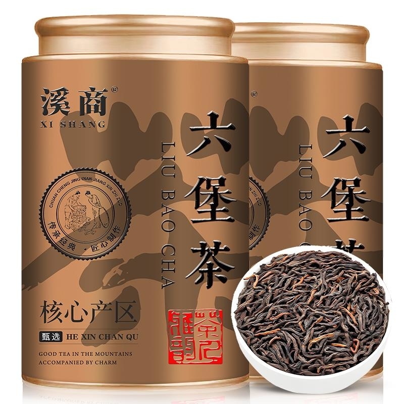 六堡茶梧州广西黑茶特级正品正宗老六堡去湿特产年陈香散罐装 250g*1罐六堡茶【一罐】