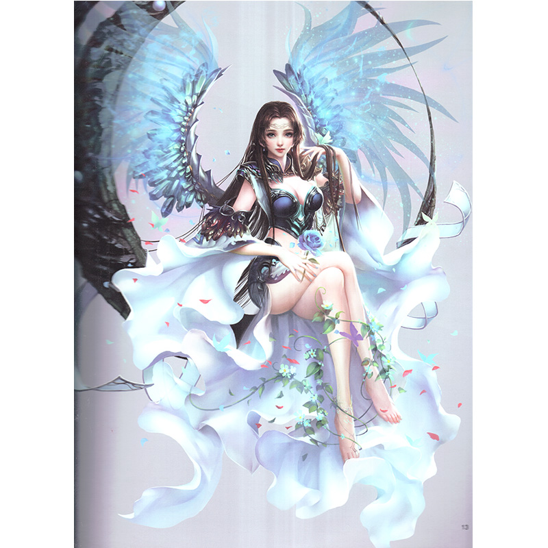 [正版]完美世界 游戏宣传画集 2 美术图画游戏人物 设计创意书中青出版高清大图