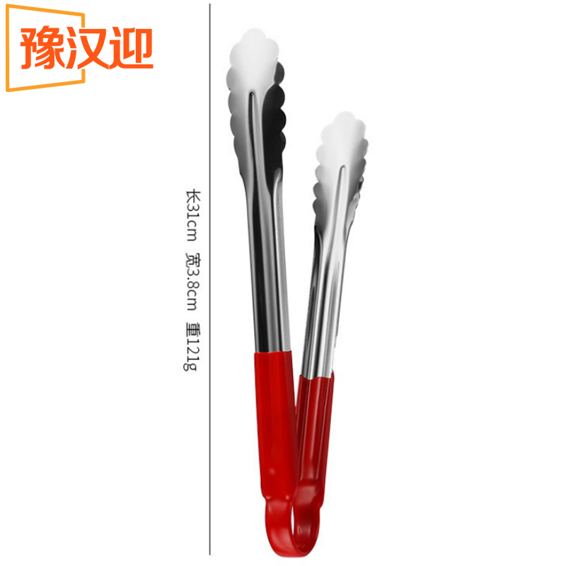 豫汉迎不锈钢食品夹高清大图