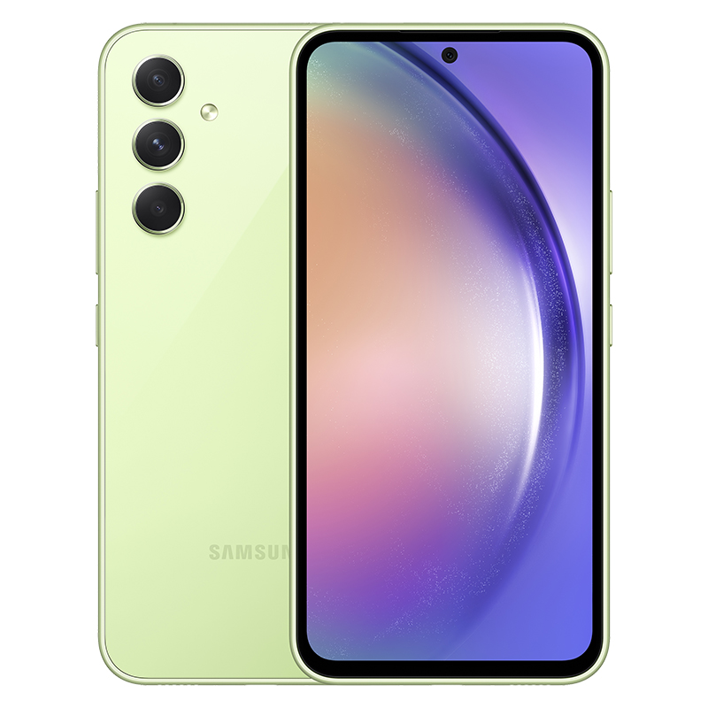 三星 SAMSUNG Galaxy A54 8GB+128GB 120Hz超顺滑全视屏 IP67级防尘防水 5000mAh长续航 鲜柠绿 5G手机高清大图