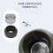 膳魔师(THERMOS)TCMV-400 LC BK 陶瓷内胆 保温杯 400ml 黑灰色 (单位:个)