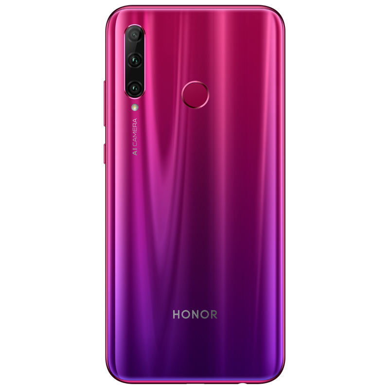 荣耀(honor)20i 4GB+128GB 渐变红 移动联通电信4G全网通 3200万AI自拍 超广角三摄 6.21英寸珍珠全面屏手机
