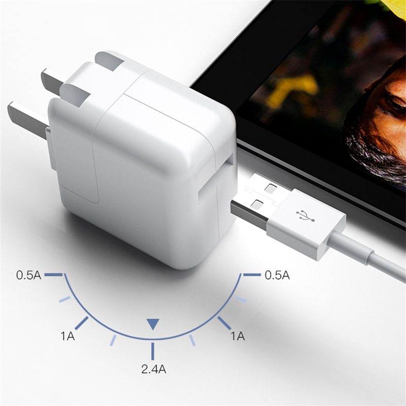 ipad充电器miniair2345iphone678x手机2a1个单iphone充电头原封