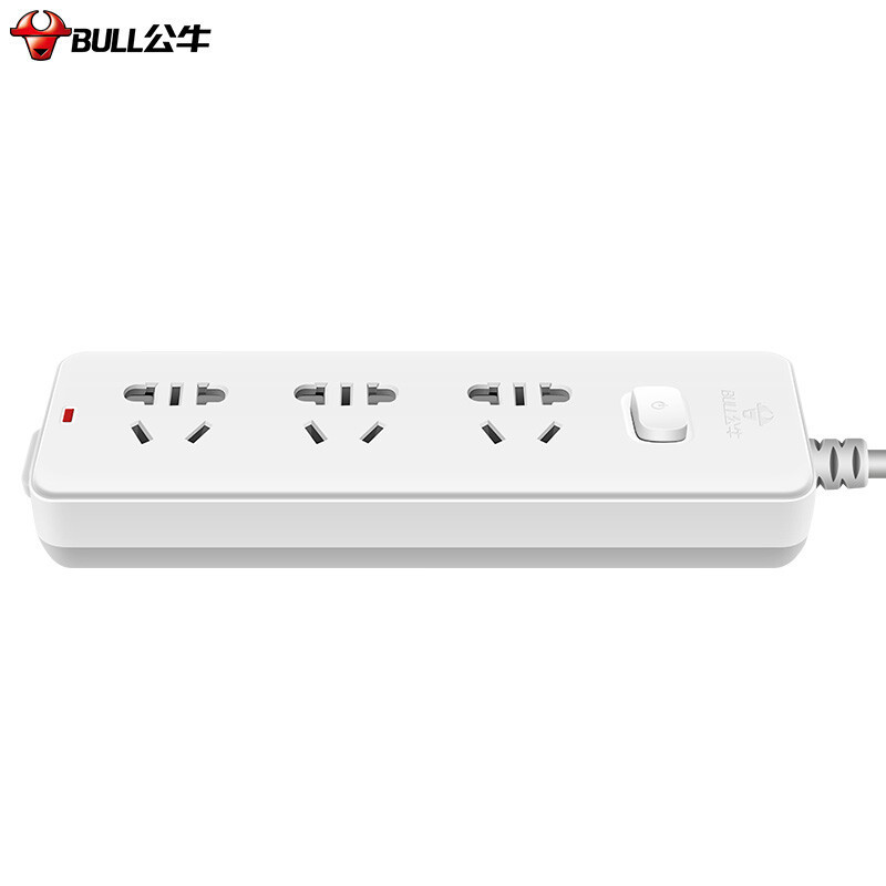 公牛(BULL) 接线板 GN-212 总控 过载保护 强电 5米高清大图