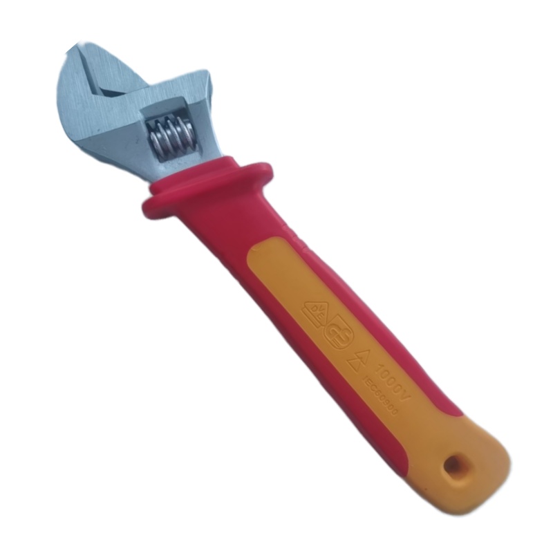 长鹿VDE绝缘活动扳手 12” 把高清大图