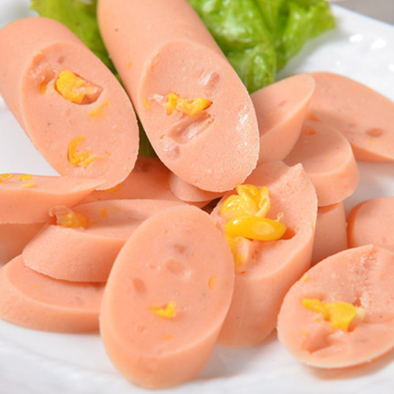金锣 玉米香甜王火腿肠 240g(30g*8支)/袋 5袋装 玉米热狗休闲办公零食高清大图