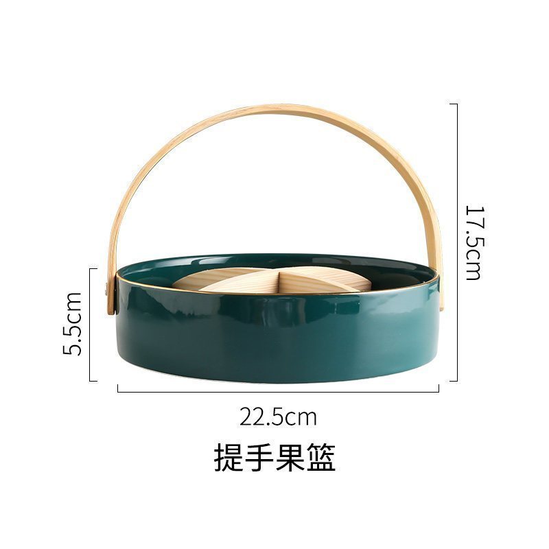 美帮汇水果盘客厅家用茶几创意现代北欧风格糖果盒零食盘干果盘高清大图