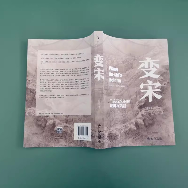 [正版]变宋 王安石改革的逻辑与陷阱 启笛丛书 北京大学出版社 徐富海著 阐述了王安石变法的背景理念经过和结果史学理论高清大图