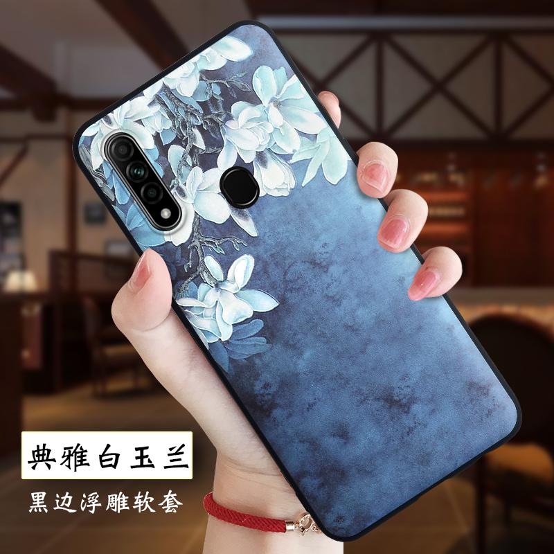 手机套硅胶防摔外壳全包磨砂oppoa8保护套中国风男女花纹轻薄创真智力