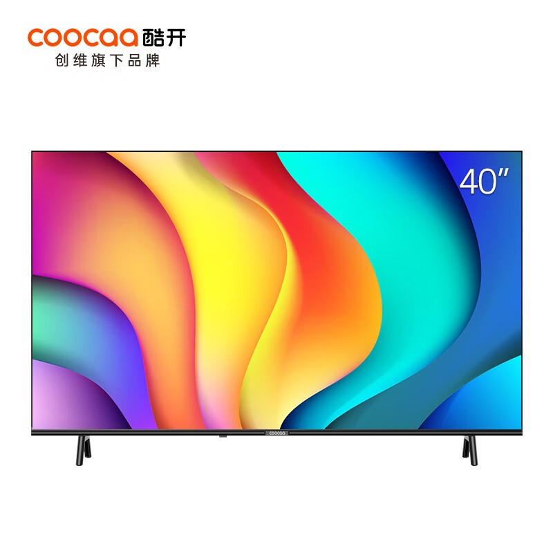 酷开 创维电视 40英寸40P31高清智能网络wifi光学防蓝光无边全面屏语音8G液晶平板电视