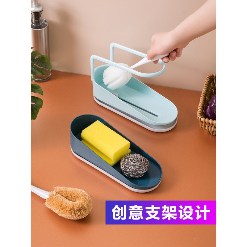 置物架收纳架台面小厨房用品家用大全多功能桌面省空间水沥水架收纳层架 三维工匠高清大图