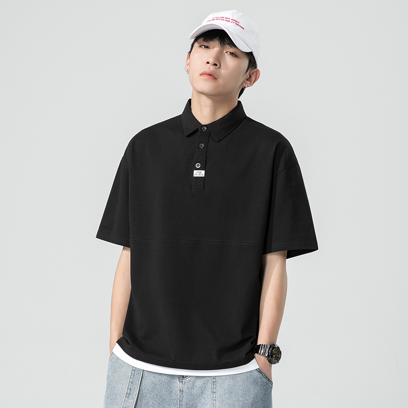 热卖款2件仅169元拉夏贝尔旗下lachapellehomm短袖polo衫男潮款休闲