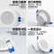 led筒灯嵌入式家用天花灯7.5开孔912cm铜灯10公分射灯5w