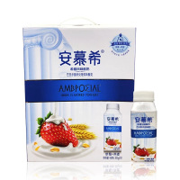 伊利安慕希风味酸牛奶草莓燕麦风味酸奶200ml*10瓶 整箱早餐酸奶 包邮