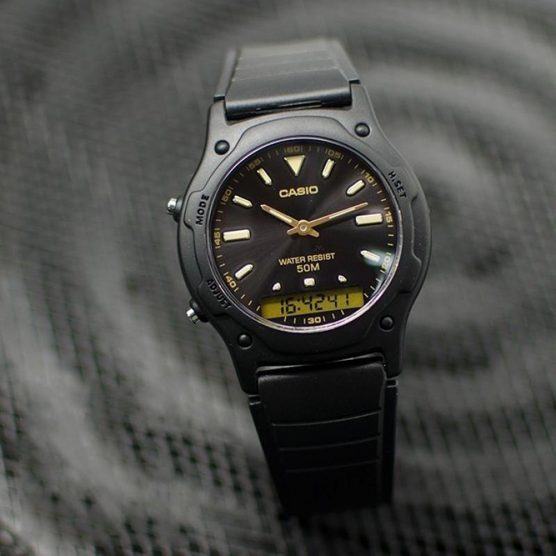 casio卡西欧手表时尚潮流运动休闲男士表防水石英表男aw-49he-2avdf