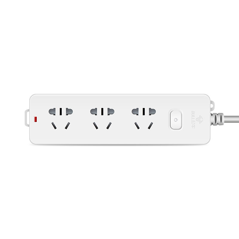 公牛bull新国标gn212全长18米三位总控开关带儿童安全保护门插座插排