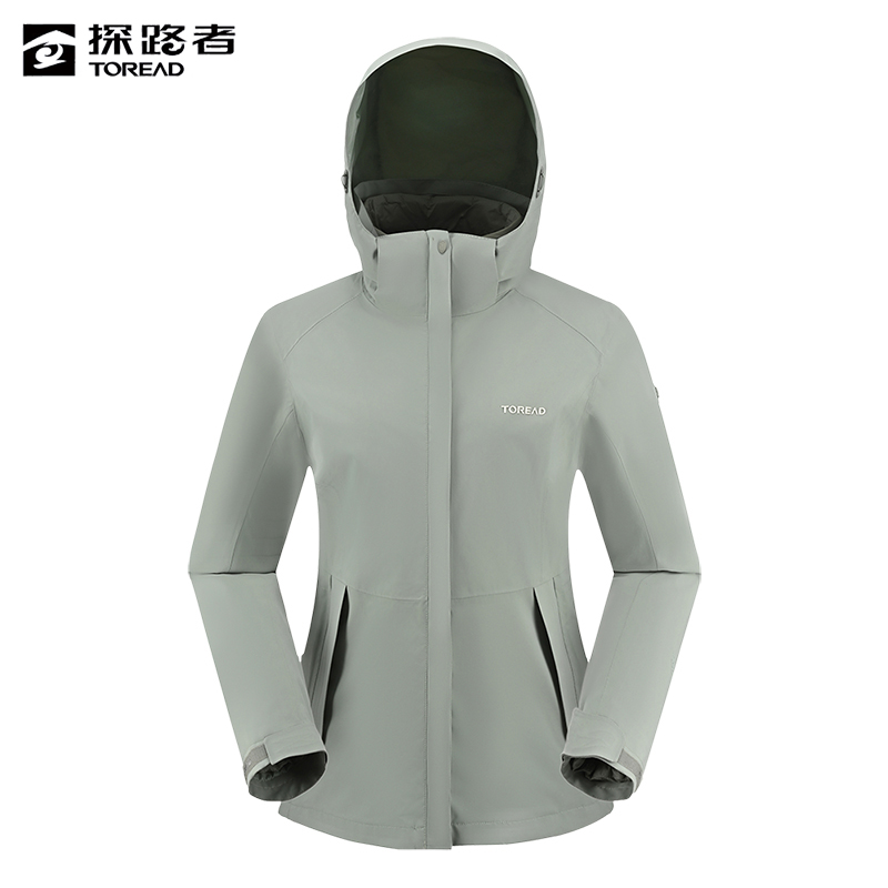 探路者 女式套羽绒冲锋衣 TAWWAM92520/件高清大图