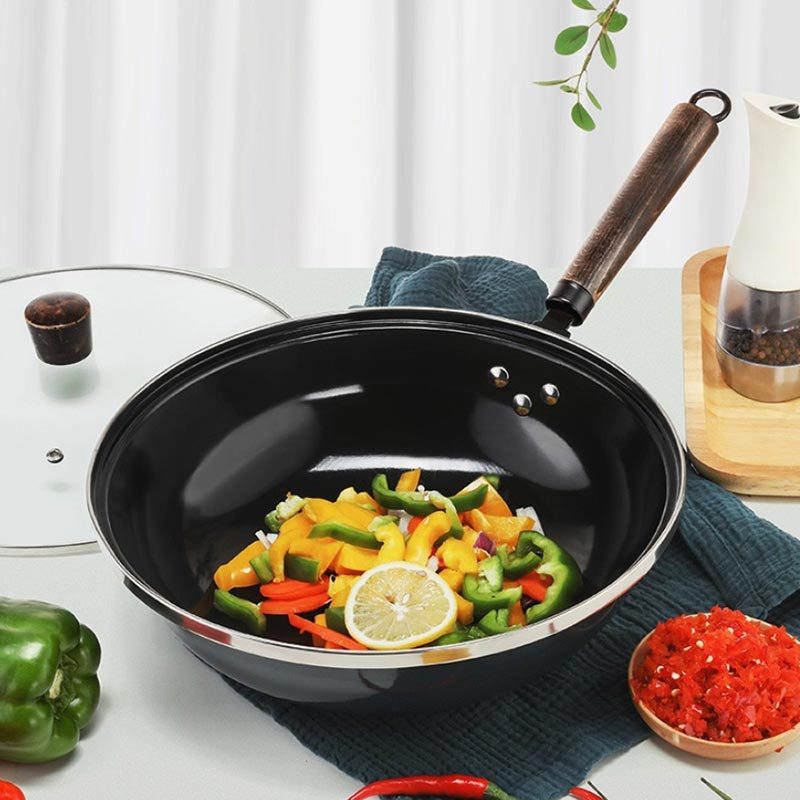 赫曼德nolte厨房烹饪锅具炒菜不粘锅搪瓷炒锅hmd9103