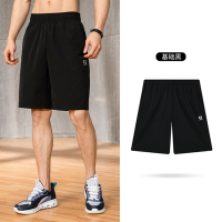 361°运动短裤男夏季薄款综训五分裤男士速干裤子黑色宽松休闲裤潮 XXL 基础黑