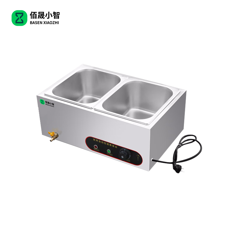 佰晟小智 智能保温售饭台 SFL020B 台式保温台(不含份数盘)大二格高清大图