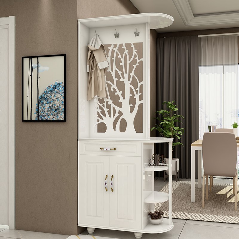 欧式雕花镂空客厅隔断间厅柜地中海双面烤漆鞋柜衣帽柜玄关厅柜