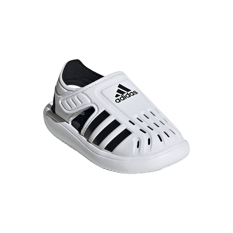 婴童 adidas Closed-toe Summer Water 防滑耐磨轻便 低帮 运动凉鞋 黑白 GW0388