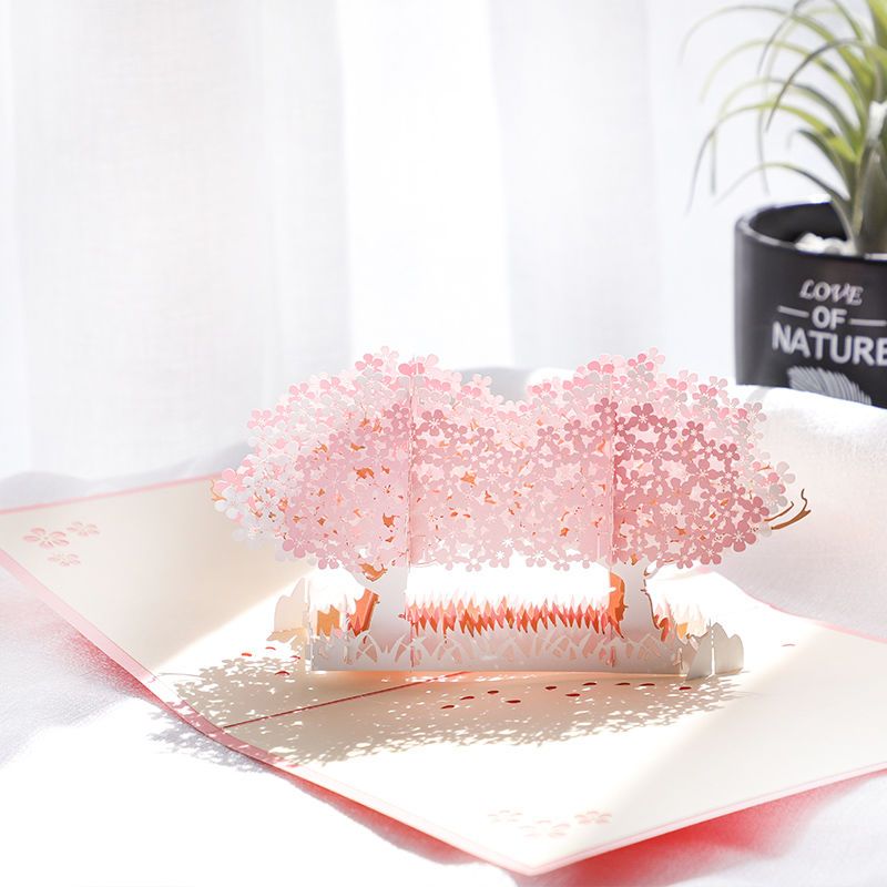 3d立体贺卡学生男女朋友闺蜜情侣生日礼物ins教师节手工卡片