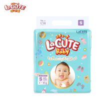 乐可爱(LaCUTE) 日本原装纸尿裤 森林王子宝宝尿不湿 小号S号 82片(4kg-8kg)(日本原装进口)