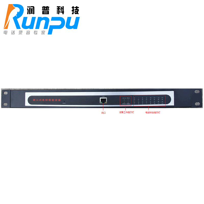润普科技(RunPU) 数码配件 RHSATA-16W (1T)网络查询脱机电话 录音盒 1T硬盘可录28万小时(Z)高清大图