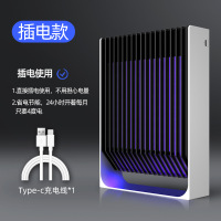 黑骑士灭蚊灯插电款XQN-818电式光触媒电击灭蚊灯家用诱驱蚊器捕蚊灯二合一灭蚊灯