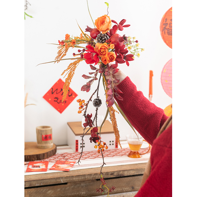 新年装饰小果浆挂件 75*40CM (单位:个)高清大图