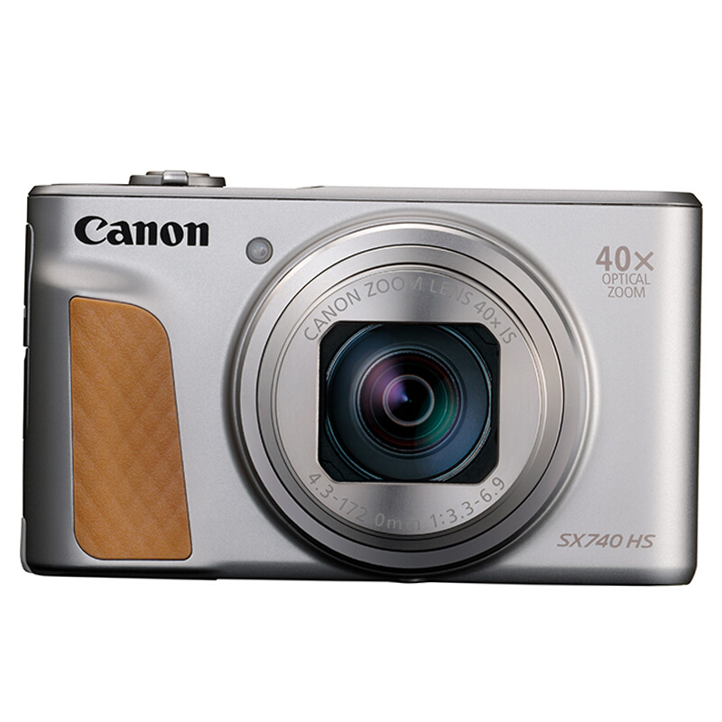 佳能(Canon) PowerShot SX740 HS 银色 数码相机 约2030万像素 3英寸屏