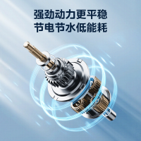 美的(Midea)滚筒洗衣机全自动 10公斤洗烘一体 直驱变频 智能投放 香薰护肤洗 初见MD100VT737WIDT