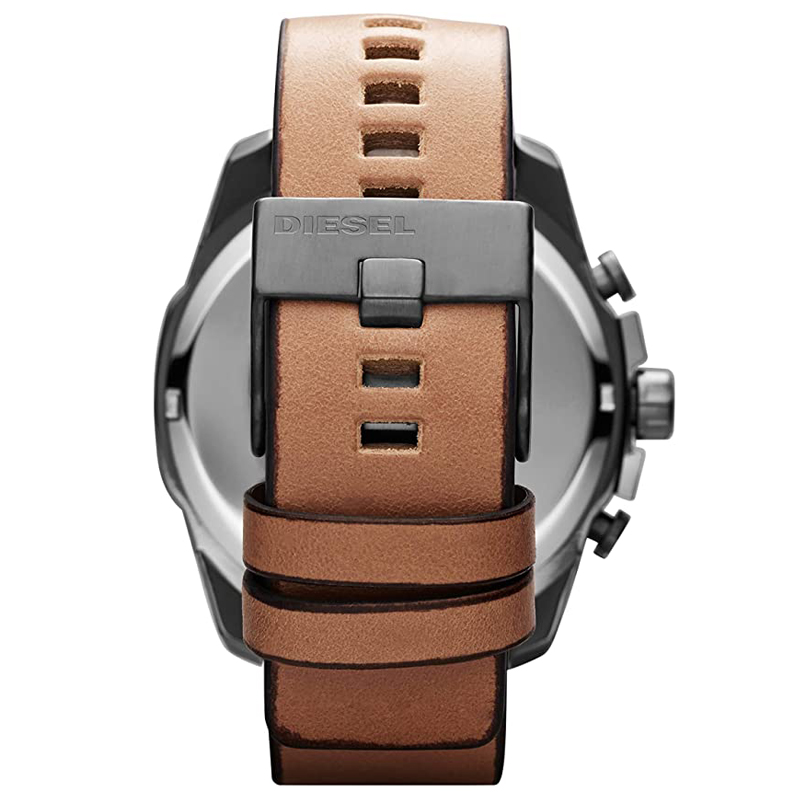 苏宁极物个性皮表带多功能计时石英男士手表DZ4280高清大图