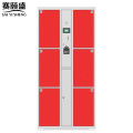 赛颐盛电子存包柜指纹密码6门台