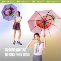 蕉下（beneunder）防紫外线遮阳伞三折倍护黑胶晴雨伞防晒伞野果BM397桃桃乌龙