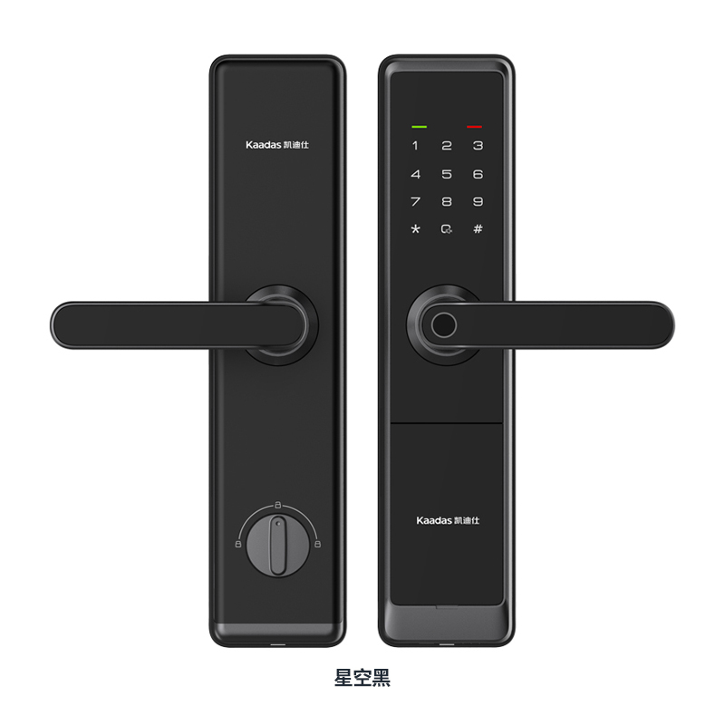 凯迪仕智能锁A6-W 星空黑 智能指纹锁（C店）