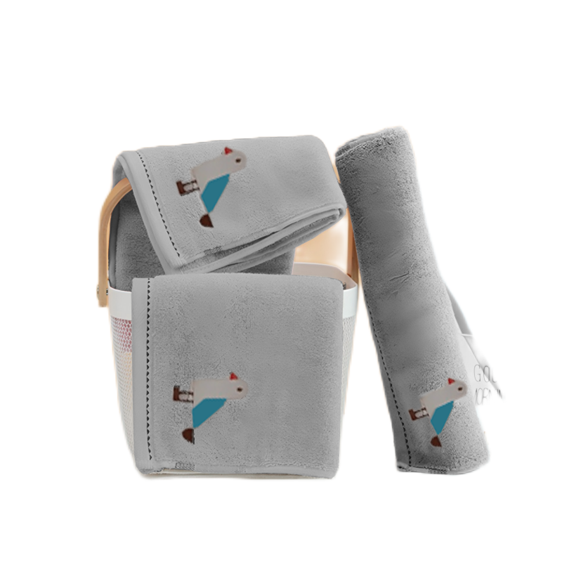 名都丽人 MDLR-MJ36 34*74cm 和平鸽毛巾 (计价单位:条)灰色