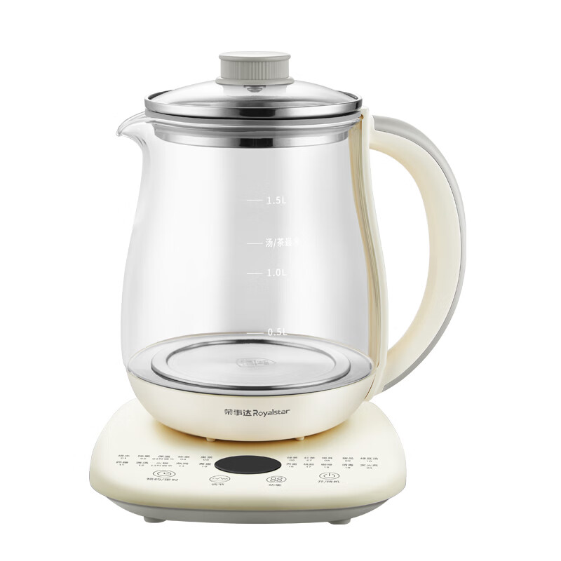 荣事达养生壶1.5L YSH15J36T底盘加热800W不锈钢快速煮水健康养生