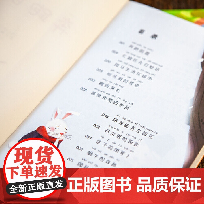 奔跑的圆 中文分级阅读K1 亲近母语中文分级阅读系列第一级 6-7岁一年级小学生适读 注音全彩儿童故事书 小学生课外阅