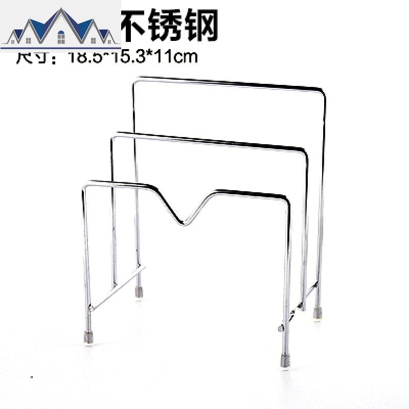 不锈钢菜板砧板架放锅盖的架子案板收纳置物架厨房用品用具小百货_4_169 双层
