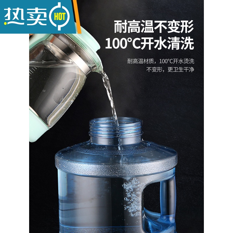 敬平净水器带浮球控水功夫茶具方形桶自动上水纯净矿泉水储水桶 18.9L圆形桶+浮球+开关+进水管 装水38斤高清大图