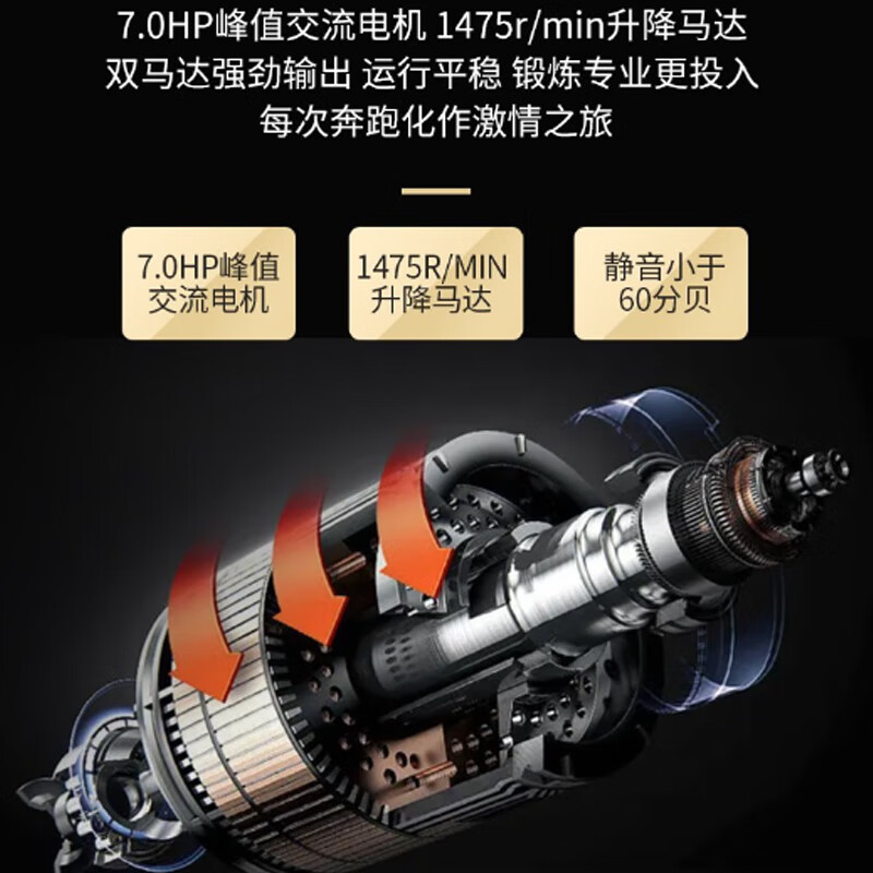 亿动 商用跑步机智能减震大型设备跑步机健身房设备 YD-6000TFT高清大图