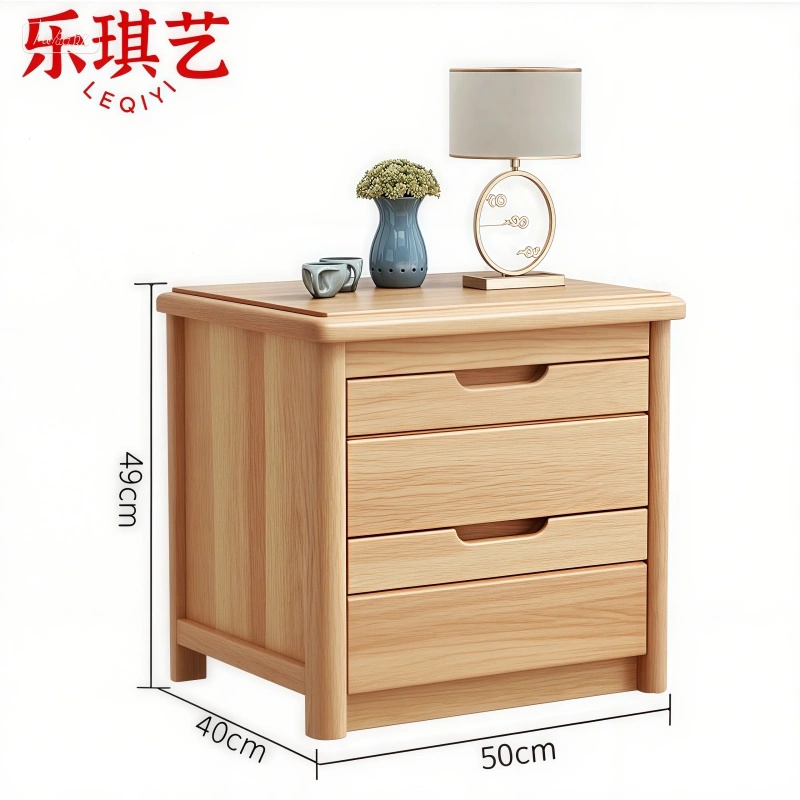 乐琪艺简约实木床头柜g05个