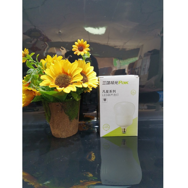 三雄极光 E28 LED葫芦泡灯15W 90*137mm (单位:件)