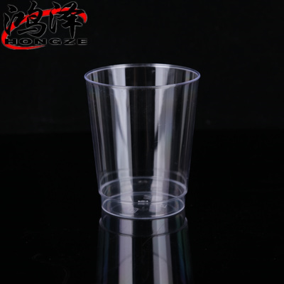 鸿泽一次性航空水晶杯 230毫升 1000个/箱 透明1箱